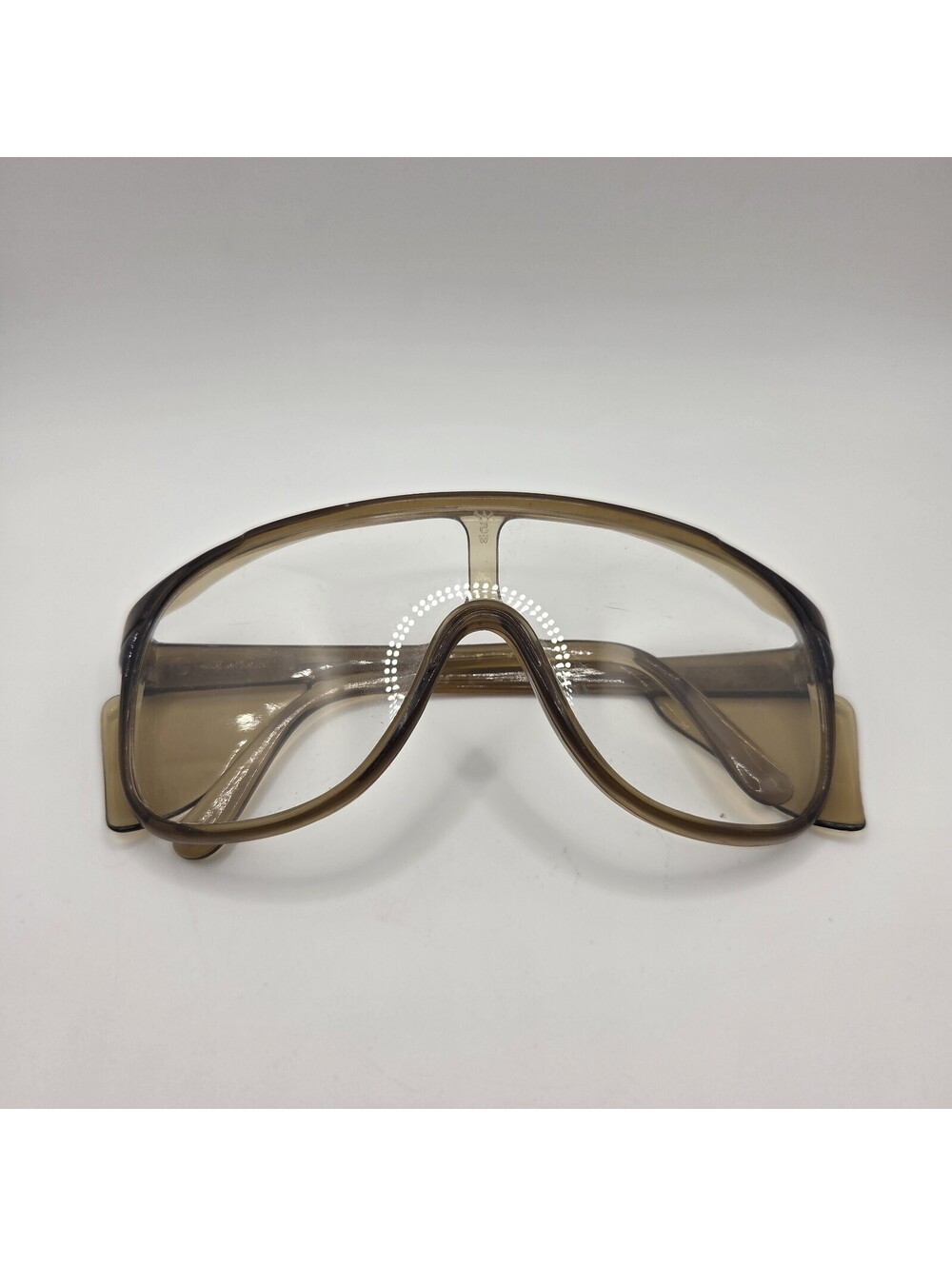 Vintage Spectra By Willson Aviator Saftey Glasses - Side Shields Brown
